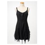Vintage Melbray London Ruffle Dress Sz 34