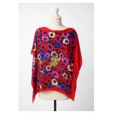LOFT Petite Floral Leopard Print Scarf
