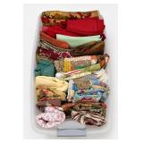 Assorted Fabric Remnants & Quilting Textiles