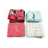 Fabric Bundle Lot, 4 Bundles Fat Quarters