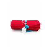 Desert Sky Spikes Red Polka Dot Fabric Bundle