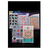 5 Quilt Patterns: Picnic, Jacks, Buckeye Beauty