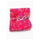 Colorful Fabric Remnant Lot, Assorted Patterns