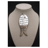 Sterling Silver Fish Pendant