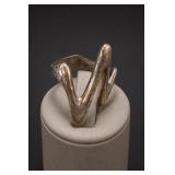 Sterling Silver Zigzag Ring Size 9