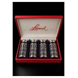 Leonard Cobalt Blue Glass Shaker Set, 4-Piece