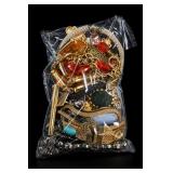 Mystery Gold Tone Costume Jewelry Lot