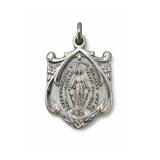 Sterling Silver Miraculous Medal Pendant