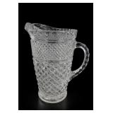 Anchor Hocking Wexford Crystal Glass Pitcher