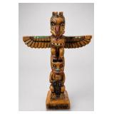 Totem Pole Eagle Figure