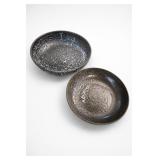 Pigeon Forge Graniteware Spatterware Dish Pair