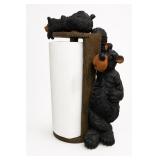 Willie Black Bear Paper Towel Holder