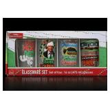 Silver Buffalo Christmas Vacation 4 16oz Glasses