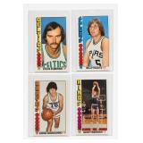 1969 Topps Basketball Card Lot, 4 Players