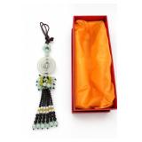 Jade Beaded Hanging Pendant Ornament