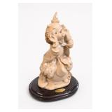 Giuseppe Armani Clown On Ball Figurine 1987