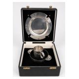 Silver-Plated Childs Nursery Set Cup Bowl Plate