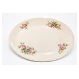 Garden City Pottery Rose Floral Platter L-48