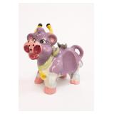 Thames Purple Cow Hand-Painted Figurine