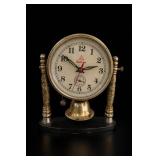 Tectron Ornate Mantel Clock With Pendulum