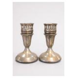 International Silver Co Pair Candlesticks