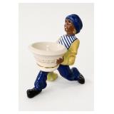 Majolica Blackamoor Figural Planter