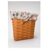 Longaberger Handwoven Floral Basket, Dresden Ohio