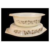 Pyrex Golden Acorn 1.5 Qt Casserole Set