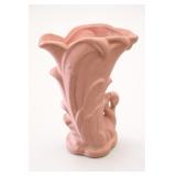 McCoy Pink Ceramic Swan Vase