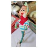 Elf-on-shelf ornament