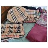 Designer scarves & hat