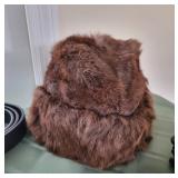Vintage rabbit fur hat
