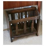 Vintage magazine rack