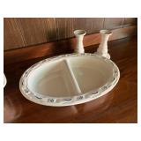 Longaberger divided dish