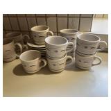 Longaberger cups with saucers