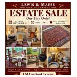 West U Estate Sale, L&M is Houstons Premier Choice