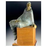 Shirley Thomson-Smith Bronze Sculpture "My Sister" 1985 Ltd Ed 28/35 Native Art