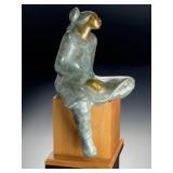 Shirley Thomson-Smith Bronze Sculpture "My Sister" 1985 Ltd Ed 28/35 Native Art