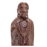 Wilbert Kady (KAY-DIH) Navajo Alabaster Sculpture Native American Art Figure