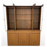 Skovby Danish Modern Teak China Cabinet SM303T Display Hutch Mid-Century