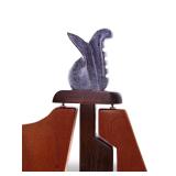 Michael Costello 1994 Kinetic Sculpture Large Modernist Wood & Granite Studio Art