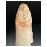 Sherman Chaddlesone Kiowa Alabaster Sculpture Native American Art Statue 1988