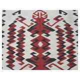 Vintage Ganado Navajo Rug Handwoven Wool Textile c. 1930s Geometric Art