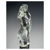 Stephen Gryphon 2003 Signed Art Glass Male Torso Sculpture Classical Nude Figure