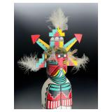 Nick T Brokeshoulder Signed Hopi Katsina Doll Hand Carved Cottonwood 17 Inch