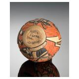 Marty & Elvira Naha Nampeyo Hopi-Tewa Carved Katsina Pottery Jar Koyemsi Mudhead