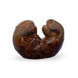 Robert Wyland Bronze Otter Sculpture 
