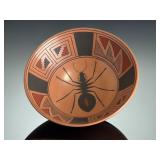Mel Cornshucker Cherokee Studio Pottery Stoneware Vase - Native American Art