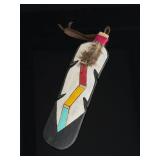 Navajo Buffalo Kachina Doll Signed E. Tom Native American Hand-Carved Art