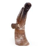 Hopi Hand-Carved Wood Prayer Feather Native American Katsina Paho Art